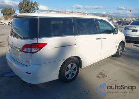 2014 Nissan Quest Sv z USA, uszkodzony, nr VIN JN8AE2KPXE9106717
